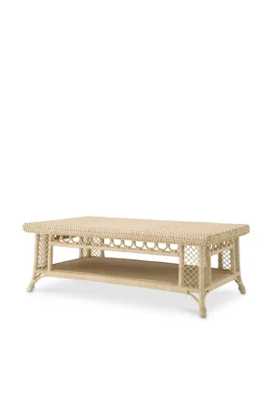 Rectangular Rattan Coffee Table | Eichholtz Saba