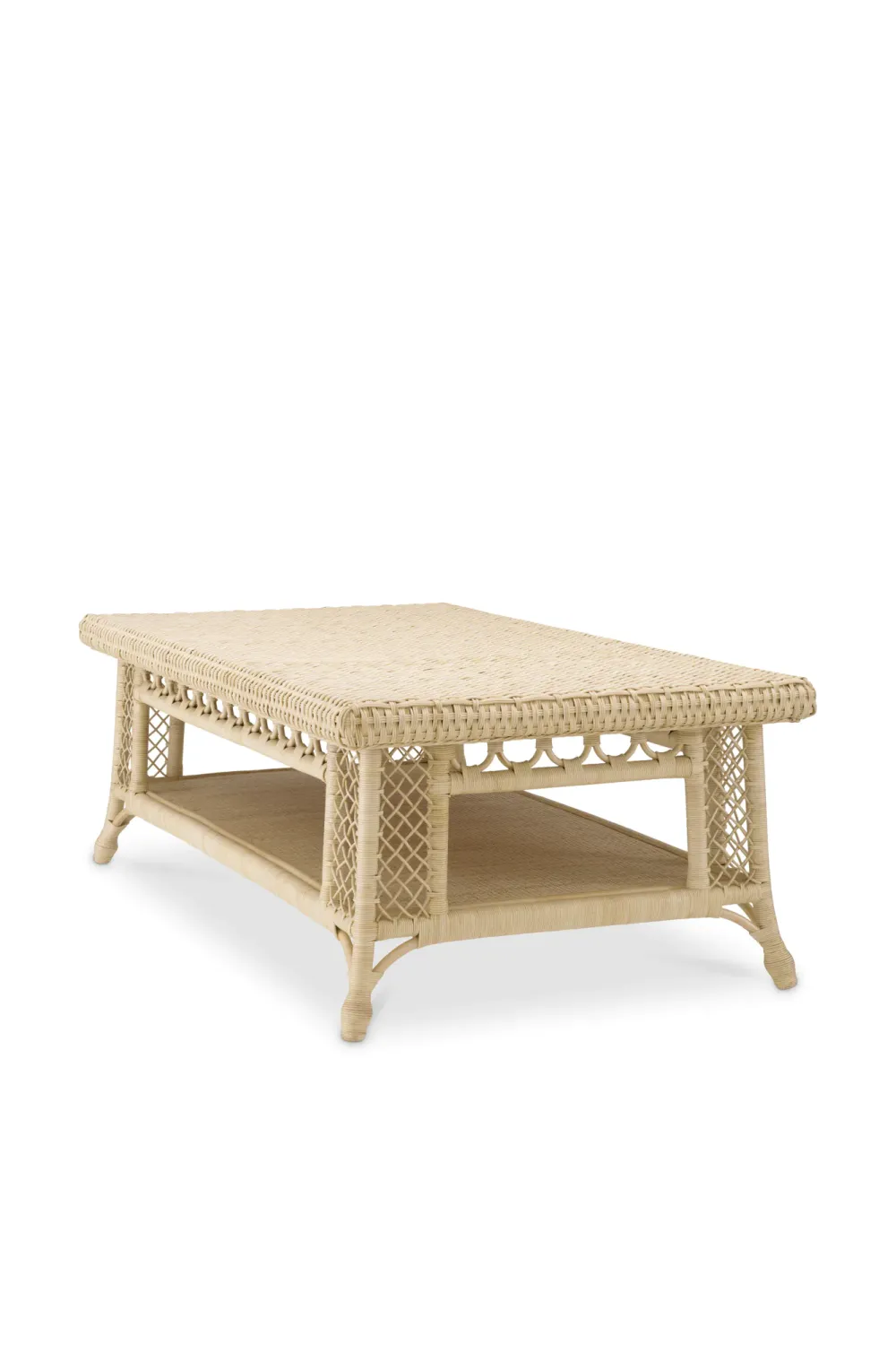 Rectangular Rattan Coffee Table | Eichholtz Saba