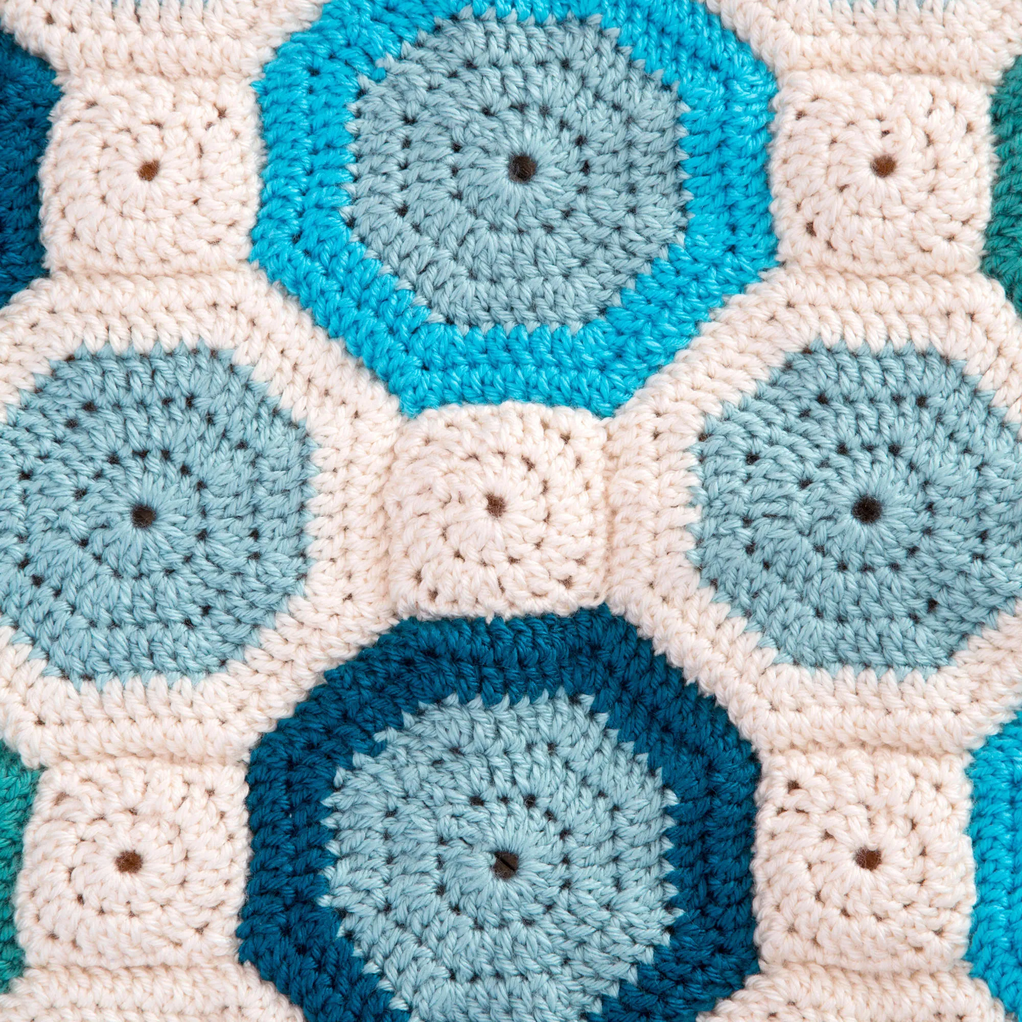 Red Heart Crochet Mosaic Throw