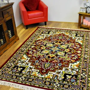 Red Persian Heriz Rug - Dakota