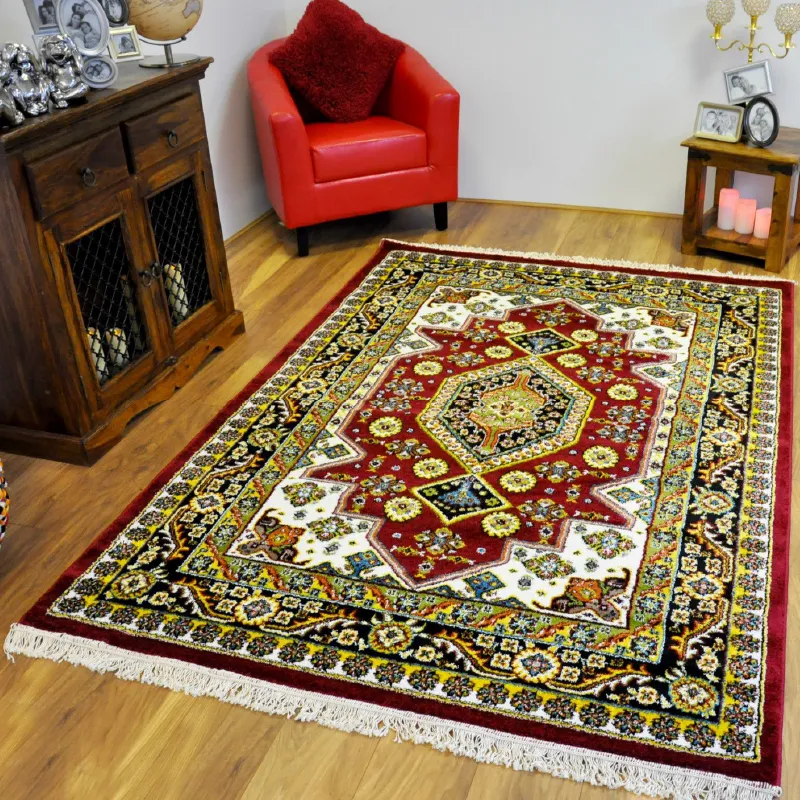 Red Vesal Persian Rug - Dakota