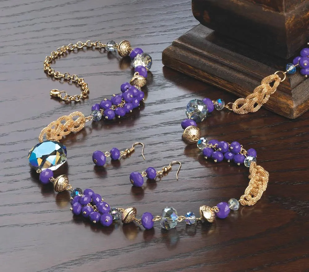 Regal Orhchid Jewelry Set