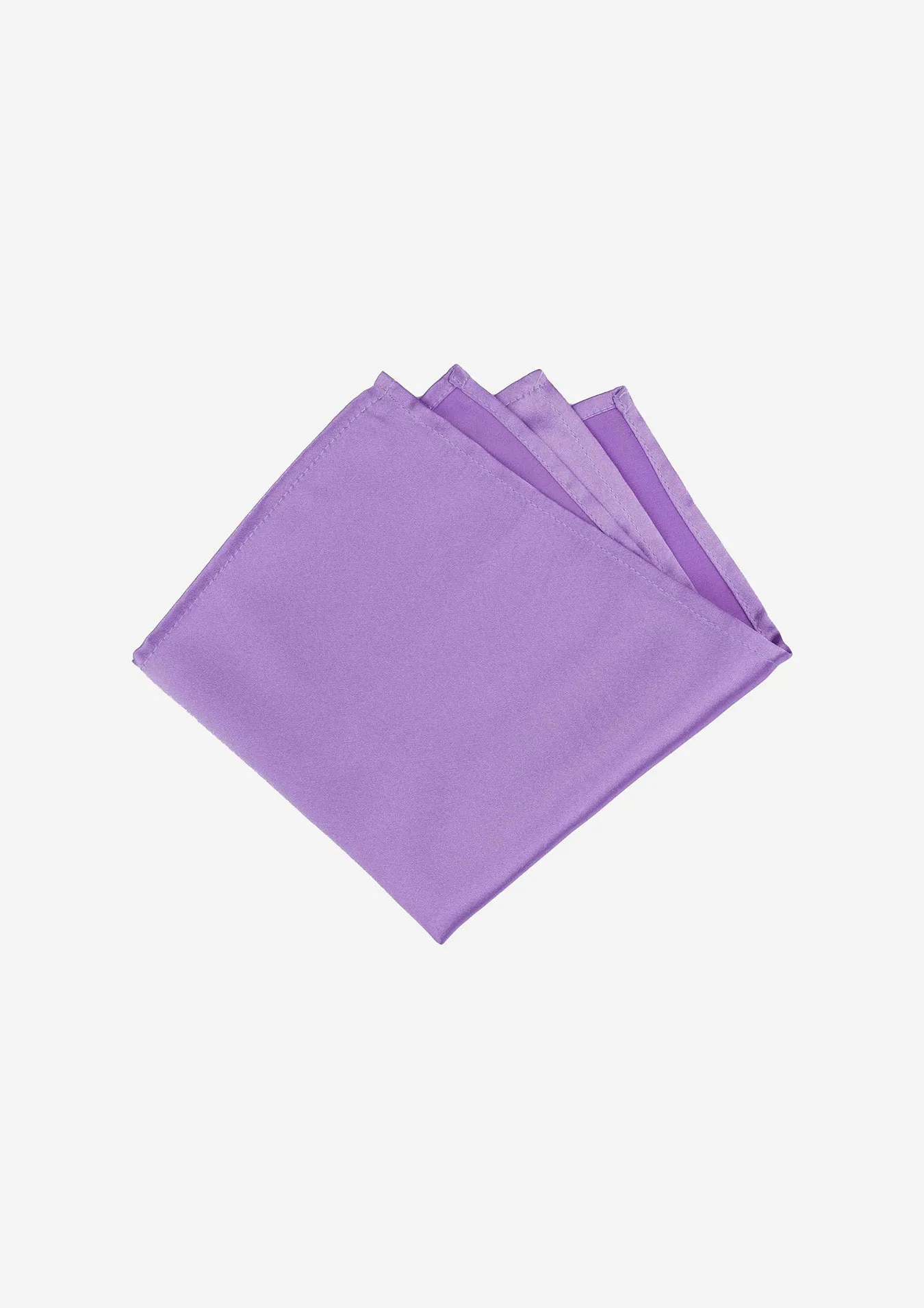 Silk Satin Lavender Purple Pocket Square