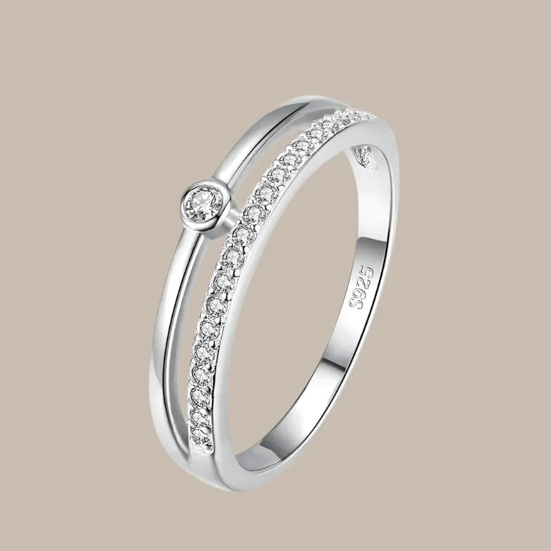 Simple Elegant Silver Ring