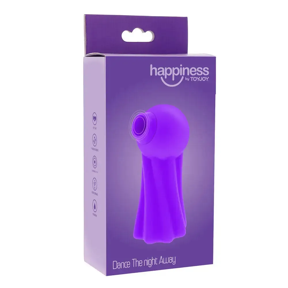 Toyjoy Silicone Purple Rechargeable Pulsating Clitoral Vibrator