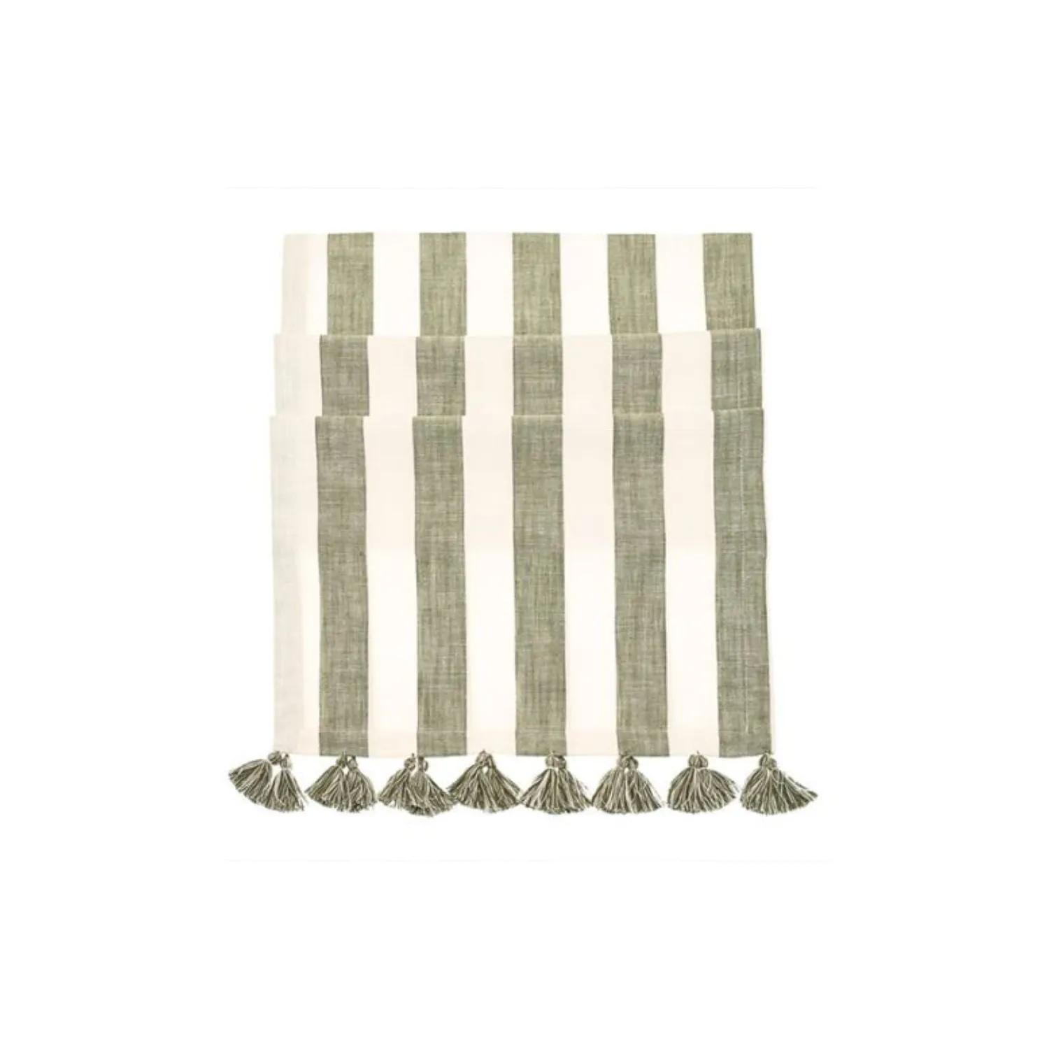 Walton & Co Wide Stripe Runner Olive