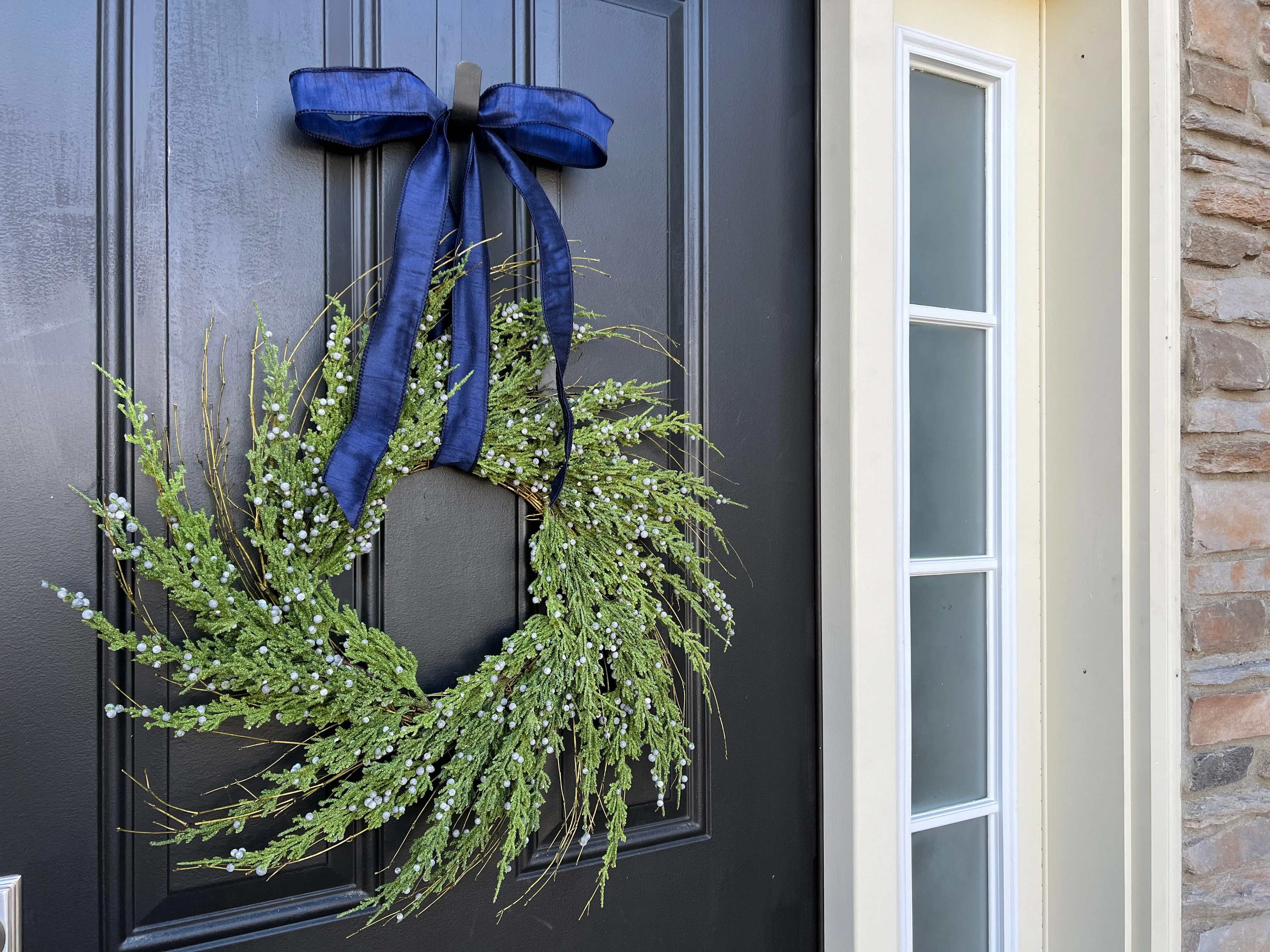 Winter Juniper Delight Wreath