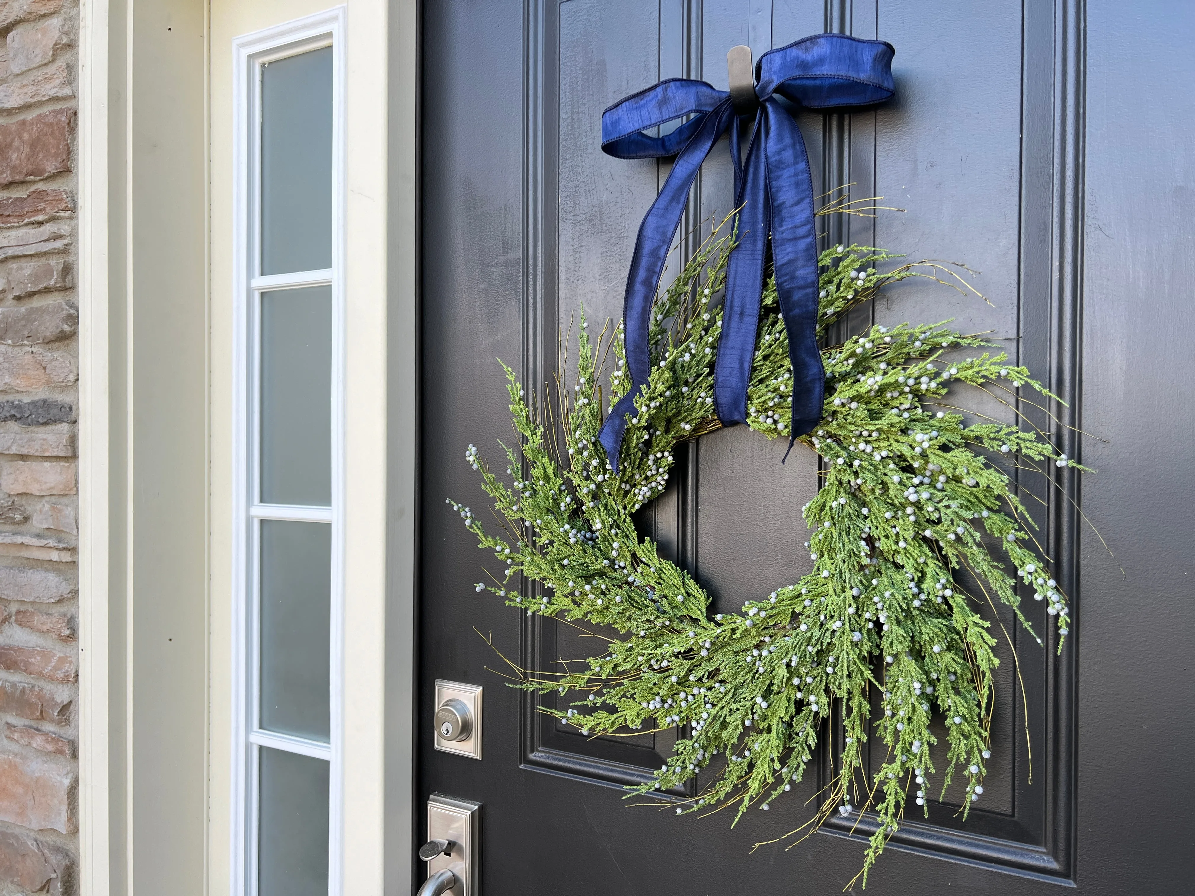 Winter Juniper Delight Wreath