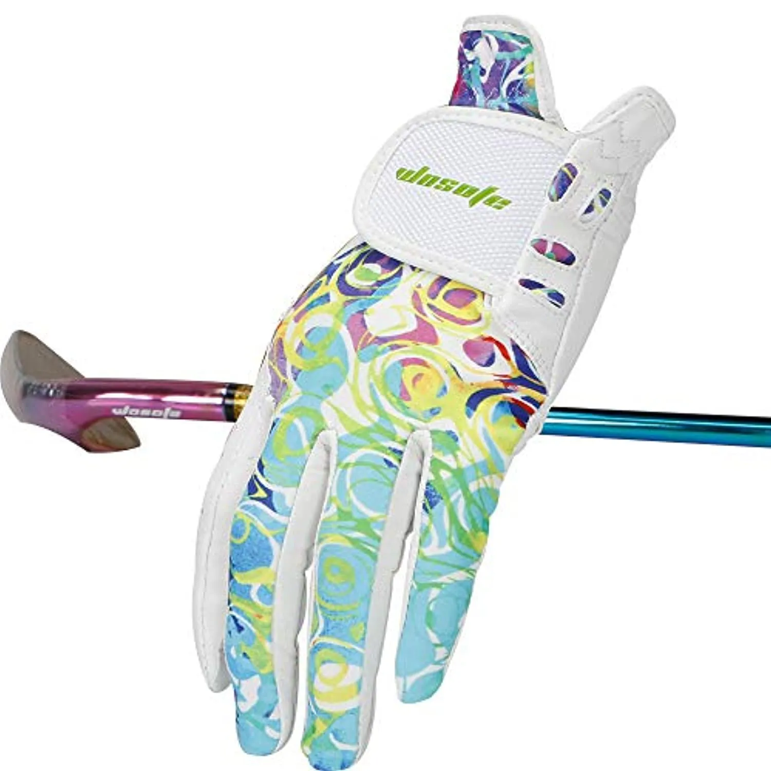 wosofe Golf Gloves for Women Ladies Soft Leather Accessories Breathable for Non Slip Gloves 1 Pair